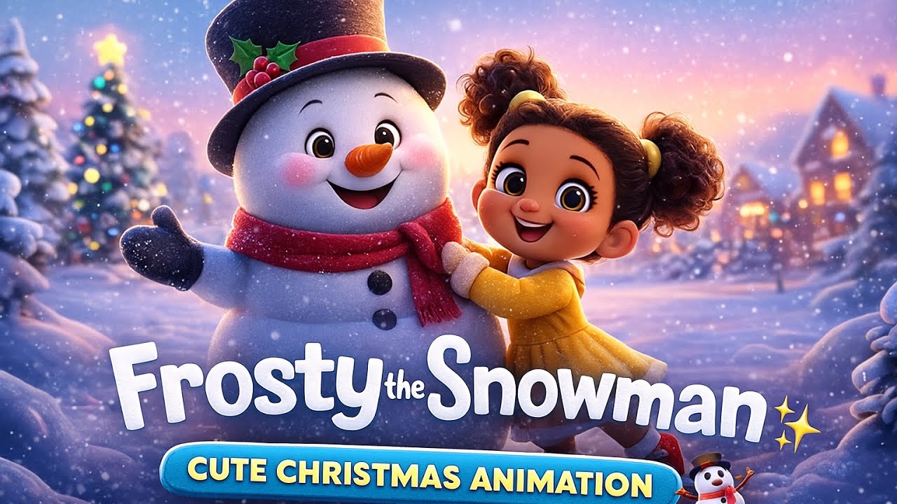 Frosty the Snowman ⛄ ️ | Animated Christmas Song for Kids | Fun Sing ...