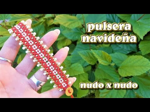 PULSERA NAVIDEÑA / MACRAME TUTORIAL