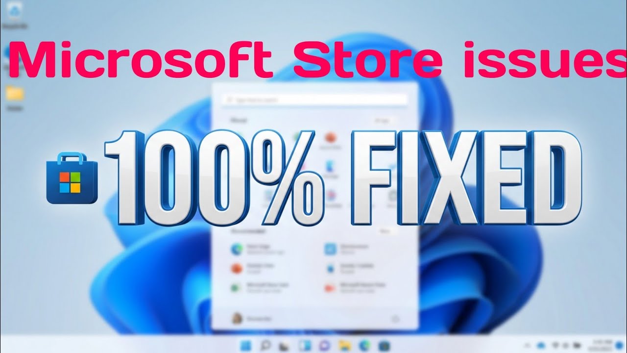 how to fix Microsoft Store issues explained in Telugu - YouTube