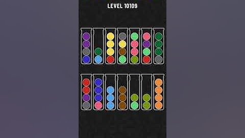 Ball Sort Puzzle Level 10109 / Water Sort Puzzle Level 10109  / all the same