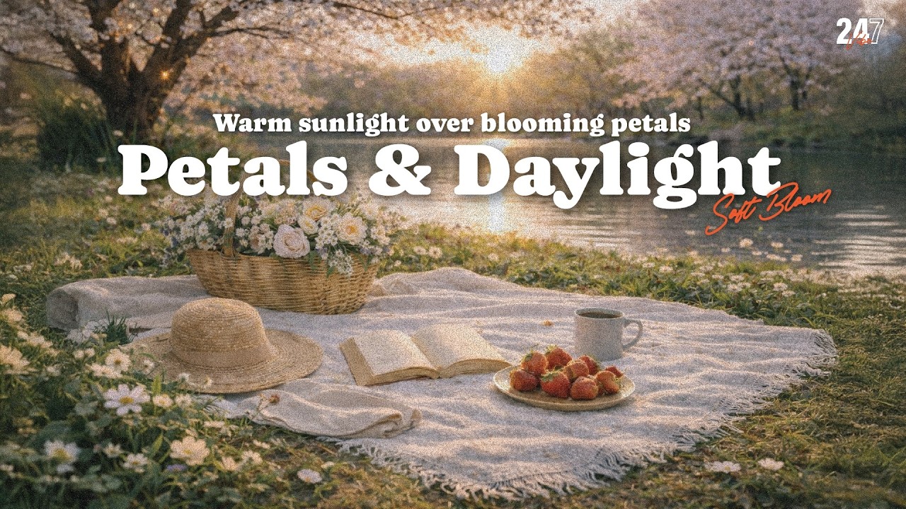 Petals & Daylight 🌼 | Spring Morning Music for Study, Focus & Relax (Soft Piano)