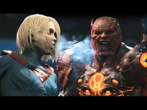 Injustice 2 Supergirl vs Atrocitus Gameplay (E3 2016) (PS4) (HD)