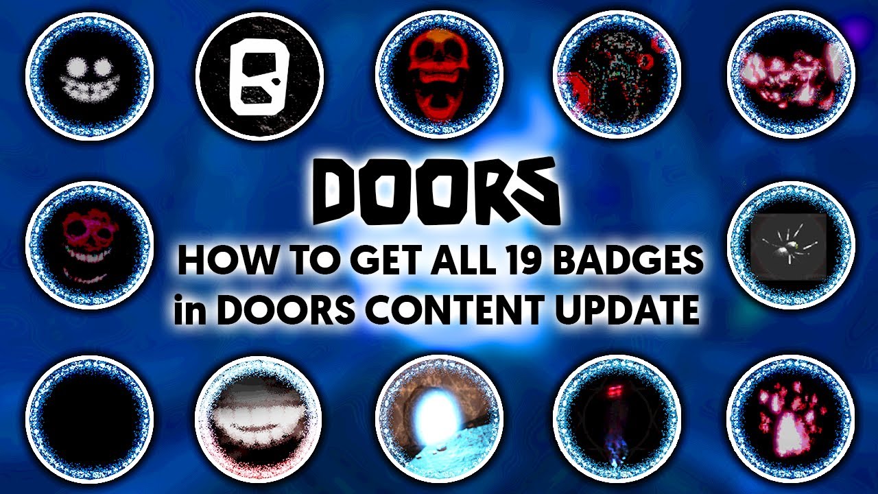 How To Get All New 19 Badges In The Roblox Doors Content Update YouTube 