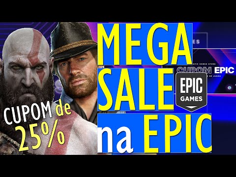 Epic Games oferece CUPOM de 25% e jogos gratuitos todos os dias