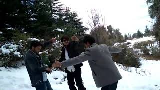Phari boys dance in tradevi