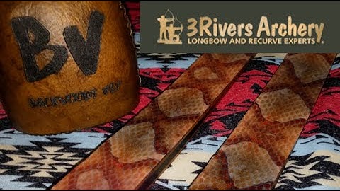 SNAKESKIN BACKING A LAMINATED BOW