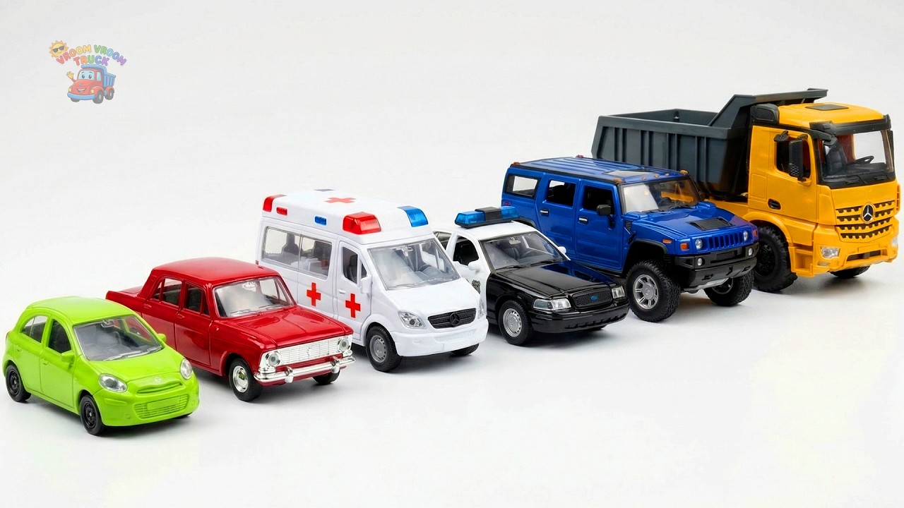 🚑 Learn Patterns with Toy Vehicles! 🚚 Ambulance & Dump Truck Song Educational Nursery Rhyme