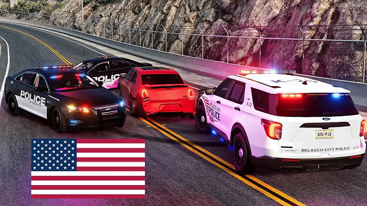 American Police Chases #1 - BeamNGTV