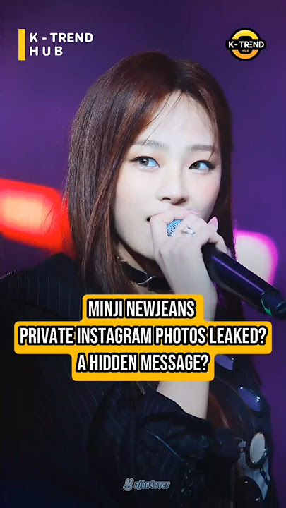 Minji NewJeans private photos leaked? Netizens react! #NewJeans #Minji #Kpop #shorts #njz #instagram