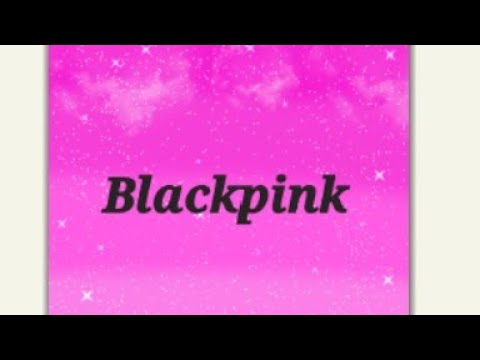 HOW TO MAKE THIS BLACKPINK COLORS