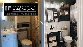 DIY Small Bathroom Makeover