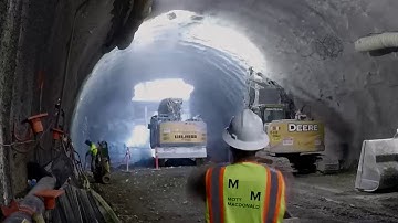 Completing East Link light rail tunnel mining in Downtown Bellevue