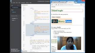 CSS3 Video 1 Inline, Internal and External CSS