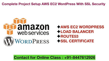 How to configure SSL certificate on AWS EC2 wordpress | AWS Route53 | SSL |Load Balancer|