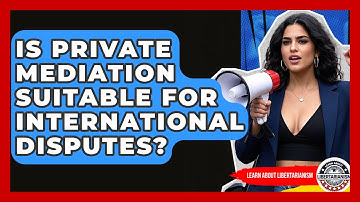 Is Private Mediation Suitable For International Disputes? - Learn About Libertarianism