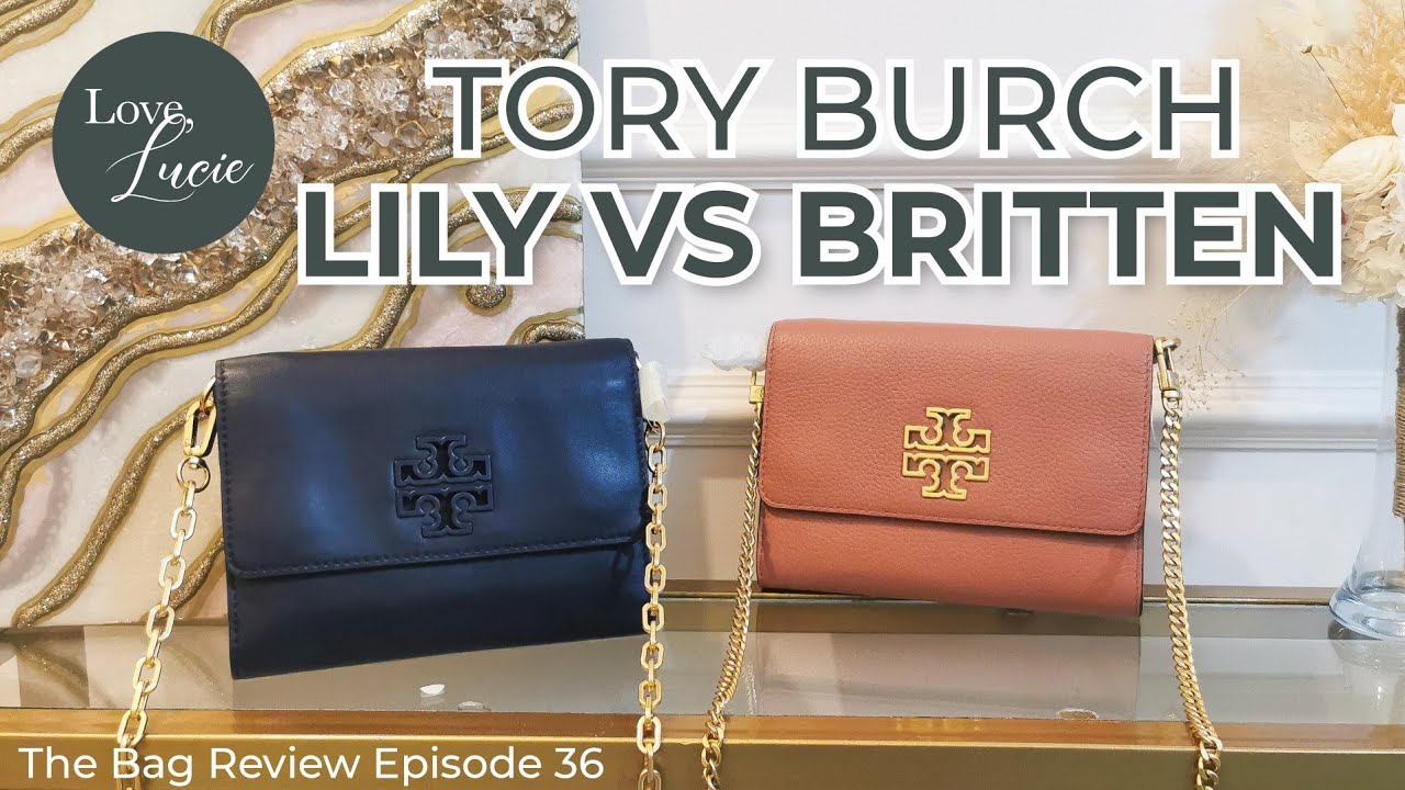 THE BAG REVIEW: TORY BURCH BRITTEN VS TORY BURCH LILY WALLET ON CHAIN WOC, A  COMPARISON - YouTube