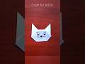 Easy Cat Craft For Kids Shorts