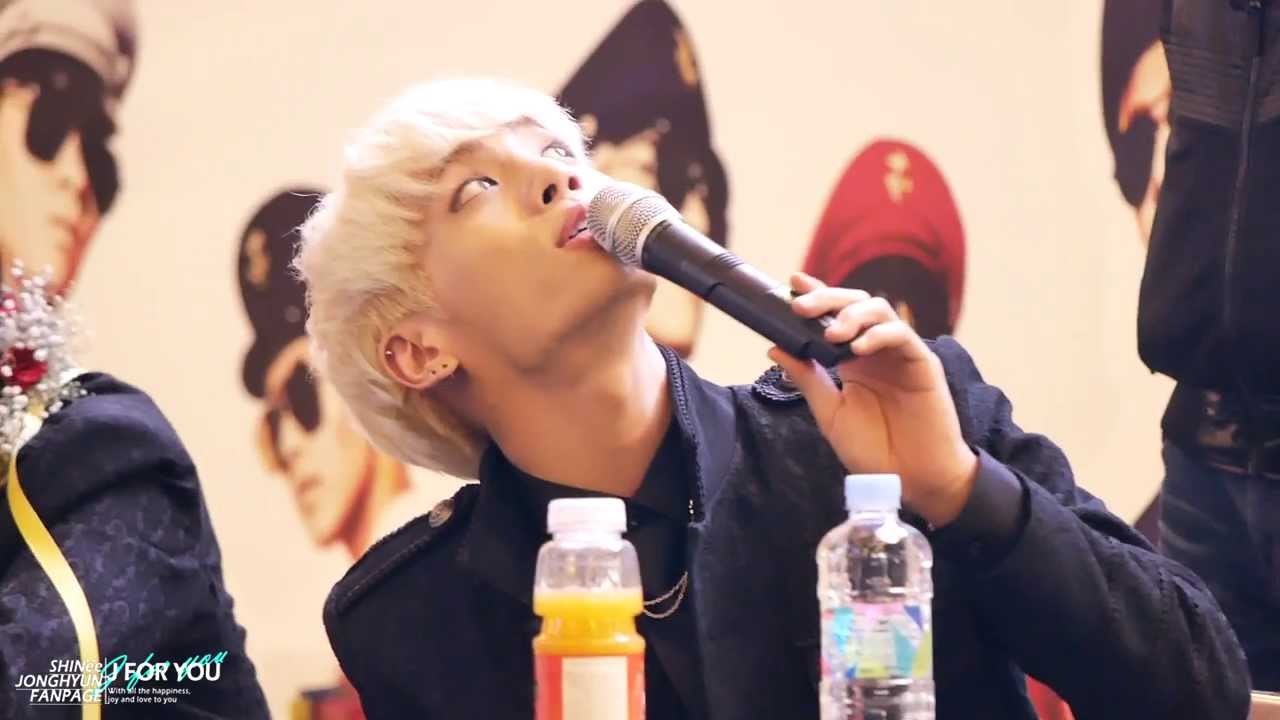 131025 여의도 팬싸인회 종현 토크 SHINee Jonghyun fansign event talk