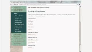 Google vs. Research Databases