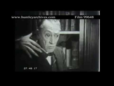 Melodramatic hairy hand grabs man  Archive film 99648