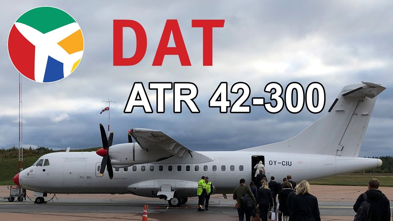 Danish Air Transport | Finnair Wetlease ATR 42-300 Jyväskylä - Helsinki Rainy Arrival