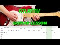 ATLANTIS - Guitar lesson (with tabs & chords) - The Shadows