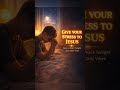 Jesus Will Calm Your Heart Tonight ✨ #Shorts #Jesus #NightPrayer #Christian