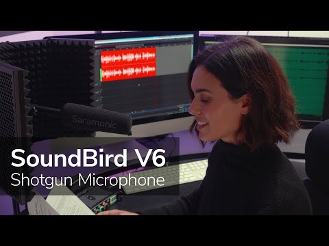 Saramonic SoundBird V6 Shotgun Microphone | Get Superb, Mix-Ready Recordings of the Highest Caliber