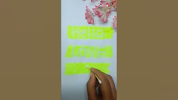Amazing Hacks for students | How to erase highlighter with Lemon | #satisfying  #creativeart #art