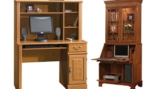 I created this video with the YouTube Slideshow Creator and content image about : Secretary Desk With Hutch, home office furniture 