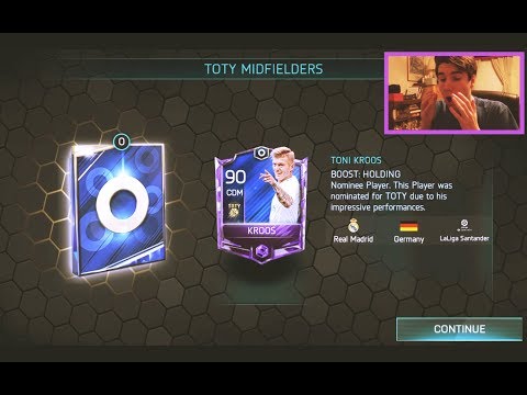 FIFA MOBILE 18 ALL POSITIONS TOTY PACK OPENING!! 90+ PULL!! SO MANY TOTY PULLS! | FIFA Mobile 18 iOS - FIFA MOBILE 18 ALL POSITIONS TOTY PACK OPENING!! 90+ PULL!! SO MANY TOTY PULLS! | FIFA Mobile 18 iOS