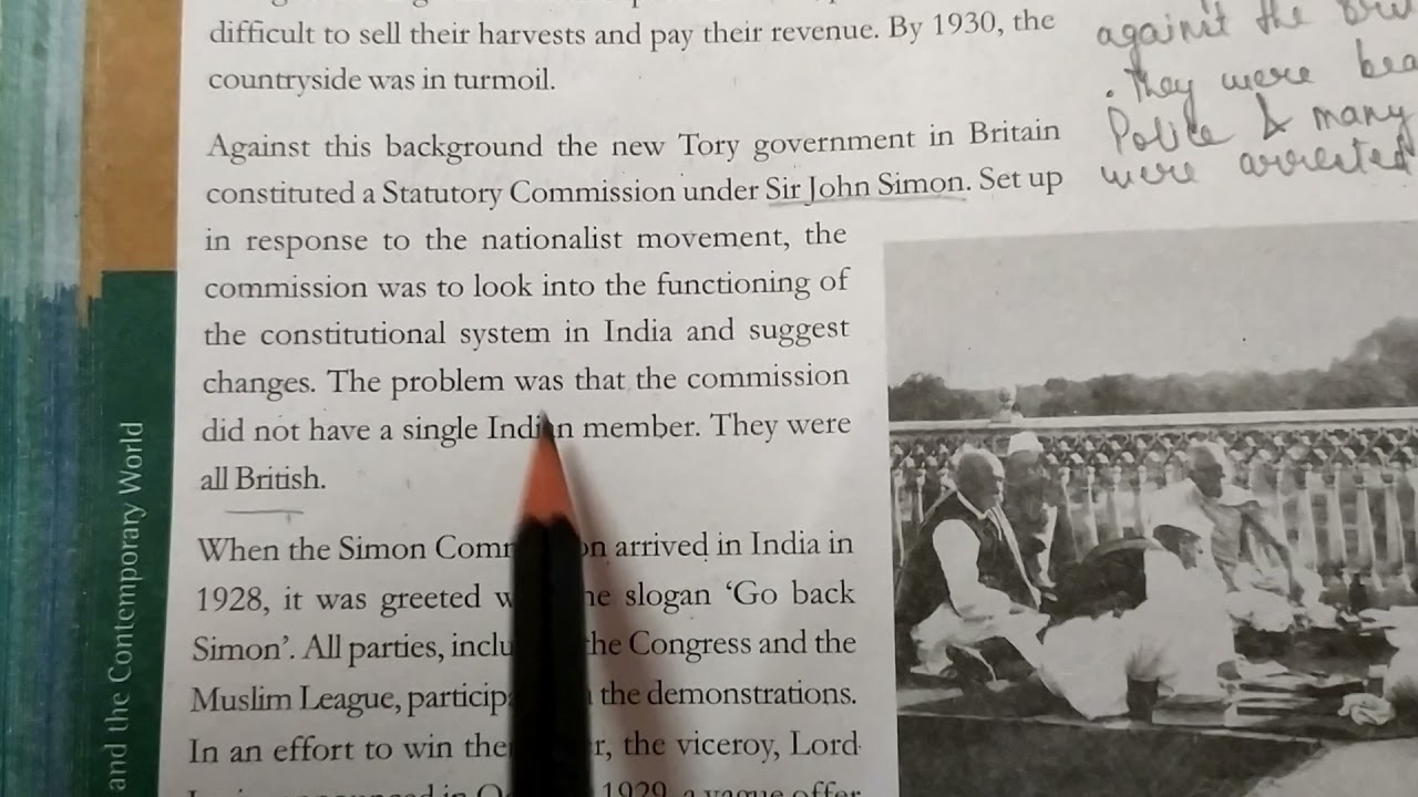 Towards  Civil Disobedience Movement - part 2- cbse- ncert - class 10