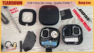 BOSE SOUNDLINK MICRO Teardown Inside l Hãng Bose chất lượng ra sao ?!!