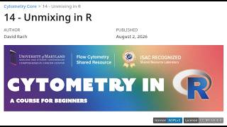 Cytometry in R - Unmixing in R - Week #14 #1