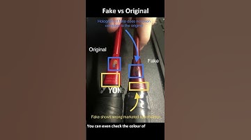 Genuine/Real vs Fake Yonex racket? 4 easy ways to check!