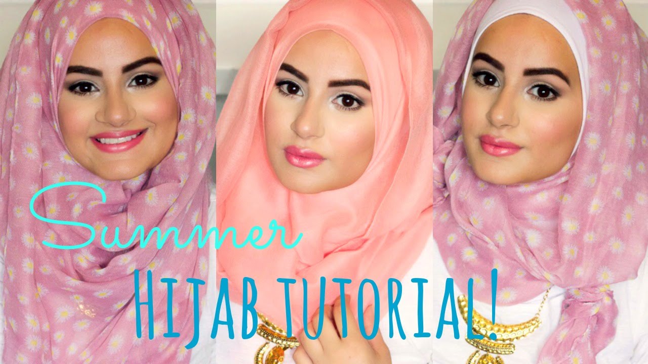 Summer Hijab Tutorial!  Hijab Hills - YouTube