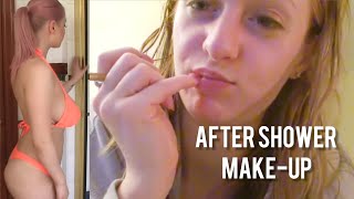 Getting Ready After A Shower

 | Aiysha Makeup Lingerie Model 👙