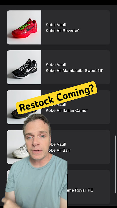 SNKRS Kobe Vault! #sneakerhead #kobe #snkrs #basketballshoes #kobe6 #nike