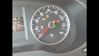 Jetta; ABS , Traction control, tire pressure and Air bag lights on ?