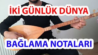 İki Günlük Dünya Hirai Zerdüş Bağlama Notalari