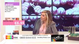 Wire Mesh and Shell Pearl for jewellery making: JewelleryMaker LIVE 30/01/2015