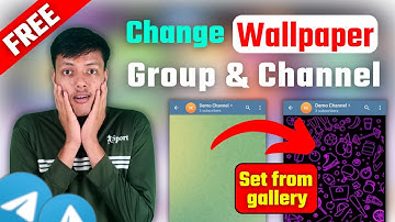 How to Change Wallpaper in telegram Group & Channel | Change Chat Background In Telegram Group