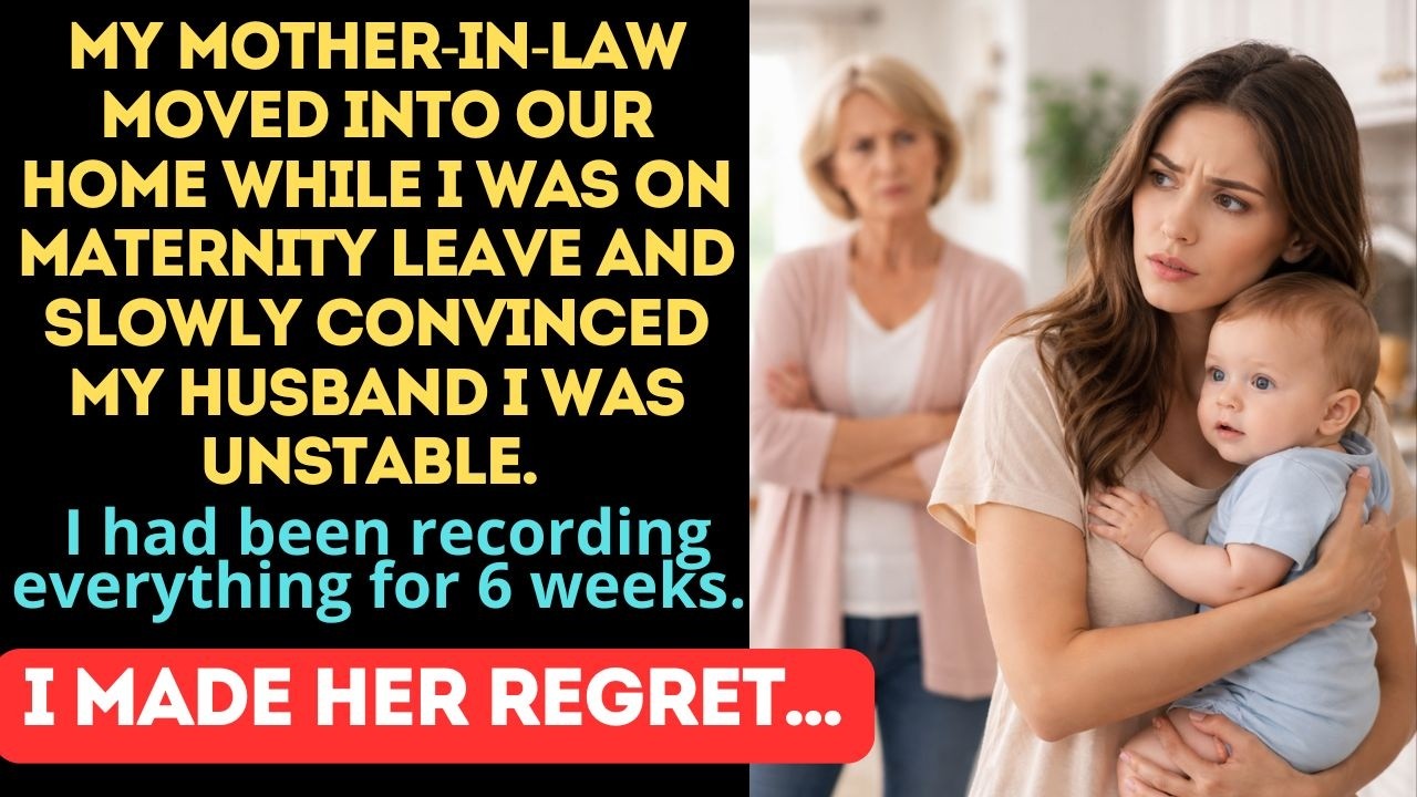 My mother-in-law convinced my husband I was unstable - I had been recording everything for 6 weeks