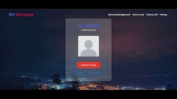 Image Background Remover using Html, CSS, JavaScript and remove.bg