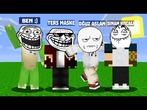 OĞUZ ASLAN & TERS MASKE İLE KOMİK ANLAR! ft.Sinan Koçali - Minecraft Mini Games