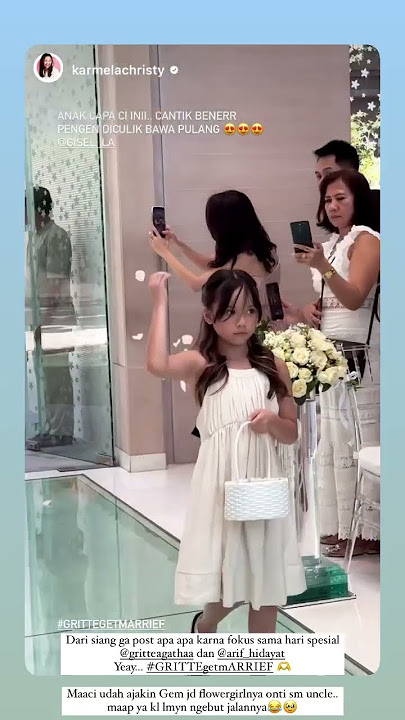#gempi #gempita #gempitanoramarten di acara #wedding #gritteagatha (1)