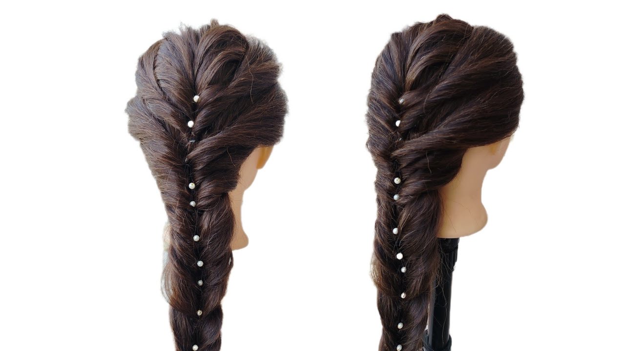 Messy Braid For Bridal Hairstyle | Beautiful Hairstyle for Bride | Easy Hairstyle Tutorial |  