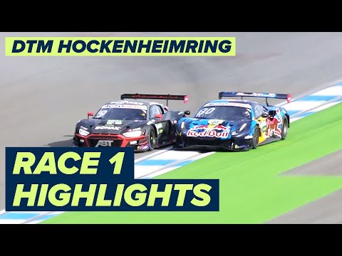 Van der Linde takes 4th win to level up with Lawson | Hockenheimring DTM Race 1 | Highlights