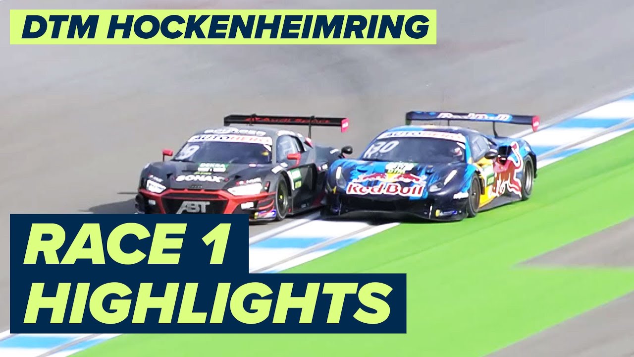 Van der Linde takes 4th win to level up with Lawson | Hockenheimring DTM Race 1 | Highlights