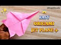 Paper Airplane That Flies Like a Real Jet ✈️ | DIY Origami
